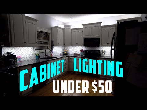 Under Cabinet Lighting - EASY and AFFORDABLE!