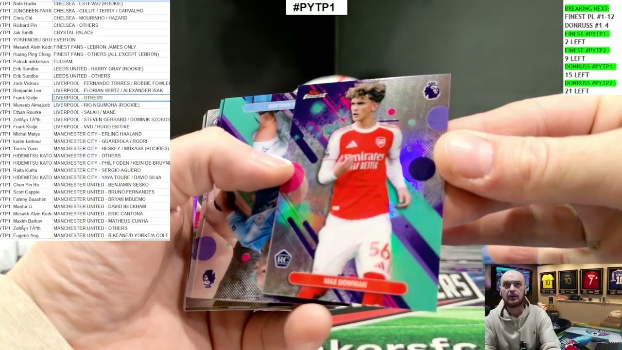 2026 TOPPS FINEST PREMIER LEAGUE EPLF26 SOCCER 8 BOX, PICK YOUR TEAM/PLAYER CASE BREAK #PYTP1