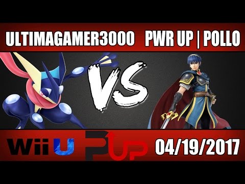 Ultimagamer3000 (Greninja) vs PWR Up | Pollo (Marth) - Wii U Winners Round 2 SOS