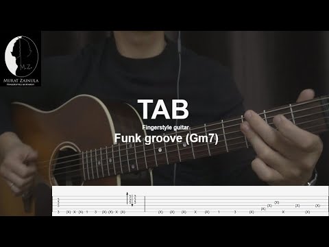 (TAB) Funk groove (Gm7) | Fingerstyle Idea