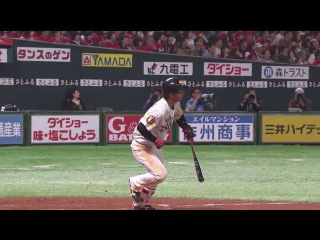 【2回裏】ホークス・今宮のヒットで同点に!! 2019/3/23 H-C