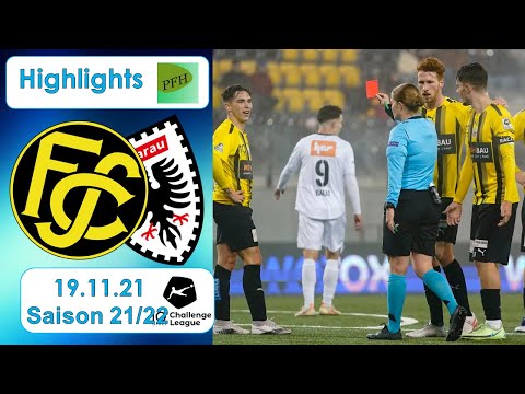 Highlights: FC Schaffhausen vs FC Aarau (19.11.21)
