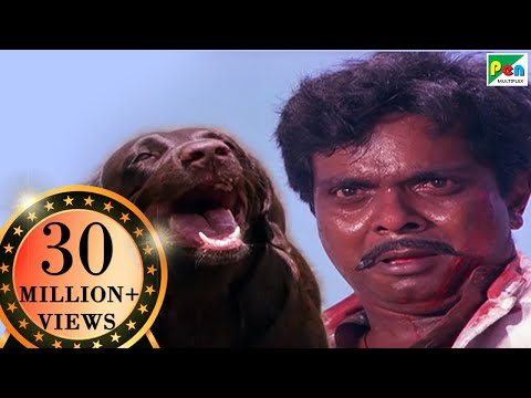 Moti (Dog) Revenge - Kills Sadashiv | Teri Meherbaniyan Climax Scene 01 | Jackie Shroff, Amrish Puri