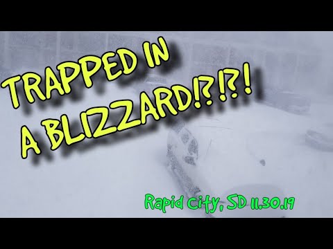 🔴 TRAPPED IN A BLIZZARD | RAPID CITY,  SD.  11/30/19.