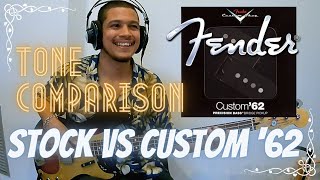 Video thumbnail for Fender Player Stock vs Custom Shop '62 P-bass Pickup Comparison - 2022 by Ybra Music
