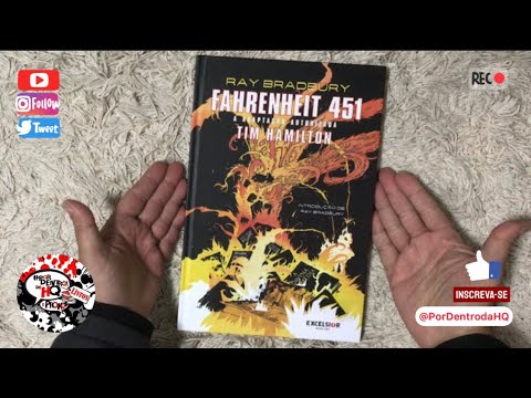 Fahrenheit 451 A Adaptação Autorizada - Editora Excelsior - Preview PorDentrodaHQ