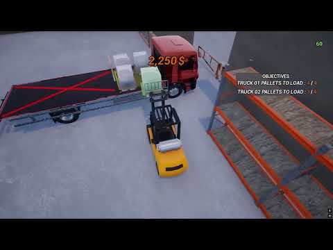 UE5 Warehouse Forklift Simulator - Early Gameplay