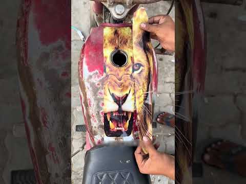 Lion Sticker Bike Transformation!