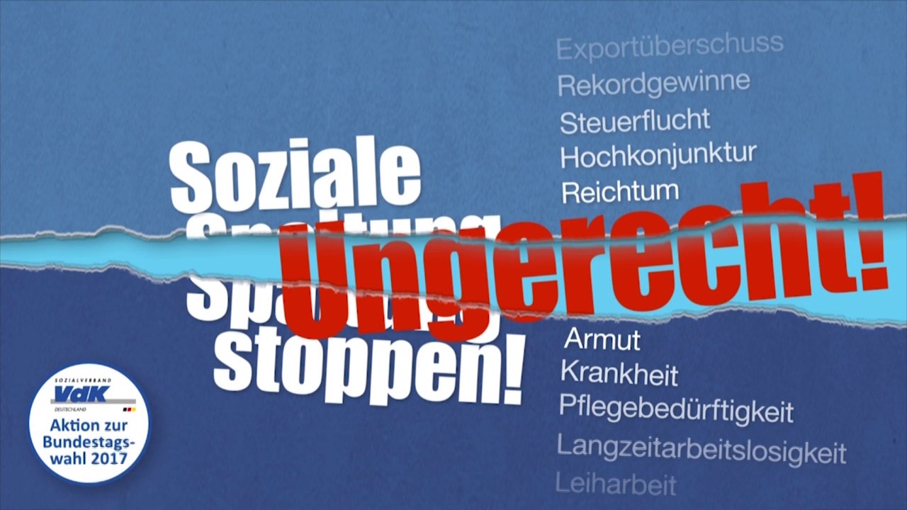 Video: "Soziale Spaltung stoppen!" - Spot zur VdK-Aktion (UT)