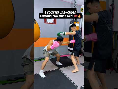 3 Counter Jab-Cross Combos You Must Try! 🥊🔥 #BoxingCombos #CounterPunching #BoxingTraining