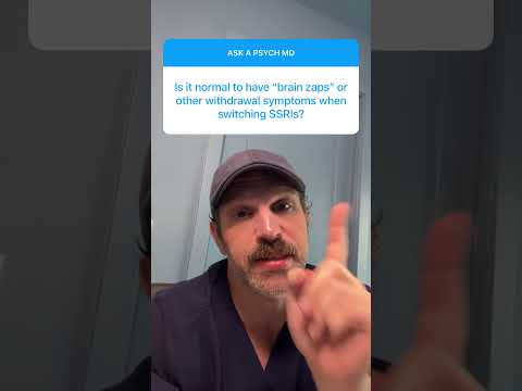 What are SSRI brain zaps?