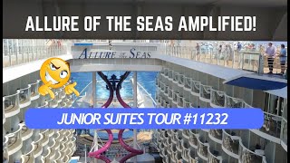 ALLURE OF THE SEAS AMPLIFIED! JUNIOR SUITES ROOM TOUR #11232 #allureoftheseas
