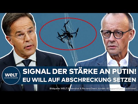 EU-GIPFEL IN KOPENHAGEN: Braucht Nato einen "Drohnenwall"? Europa reagiert auf Putins Provokationen!