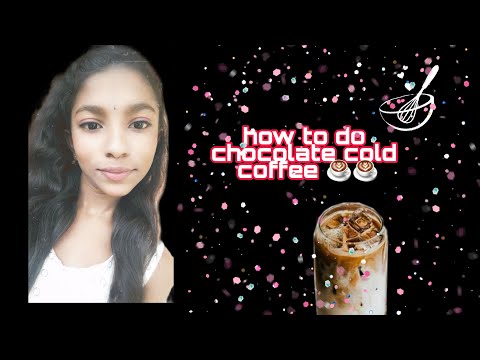 how to make chocolate cold coffee very and yummy ☕😋| niveditha ❤💗
