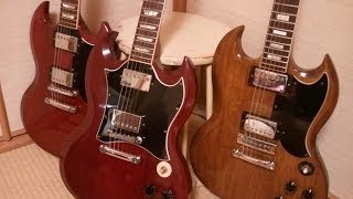 Gibson SG Sound Test 70s,90s,00s SG Standard & 61Reissue
