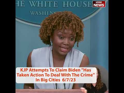 KJP Claims Biden "Has Taken Action" On Crime After Walgreens Locks Up Chicago Stores