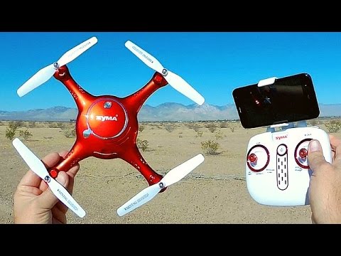 Syma X5UW Altitude Hold Camera Drone Flight Test Review
