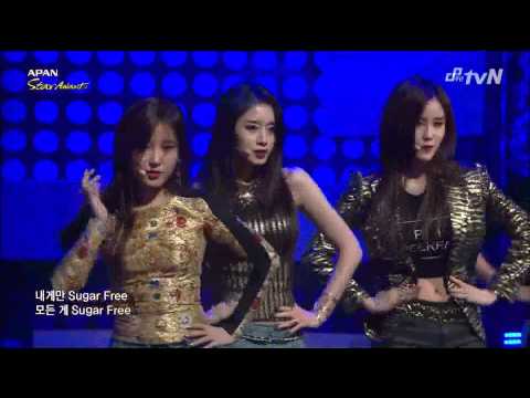 T-ara - Sugar Free 141119 tvN 2014 APAN Star Awards