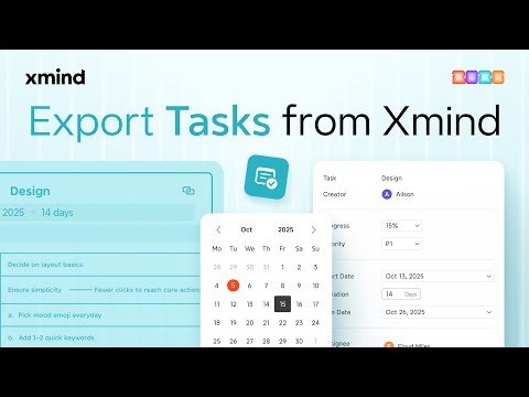 Export Your Xmind Tasks | Connect with Notion, Google Calendar & More