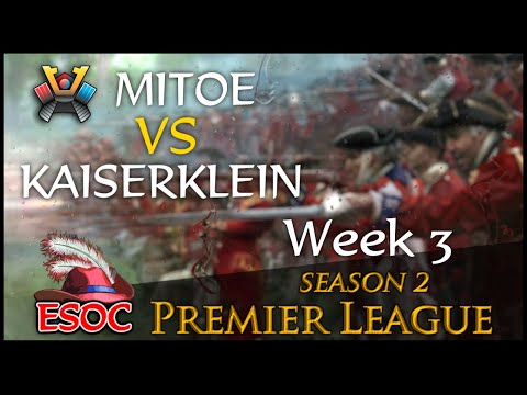 [AoE3] (MDS) Mitoe vs (CMC) Kaiserklein – Week 3 – ESOC Premier League Season 2