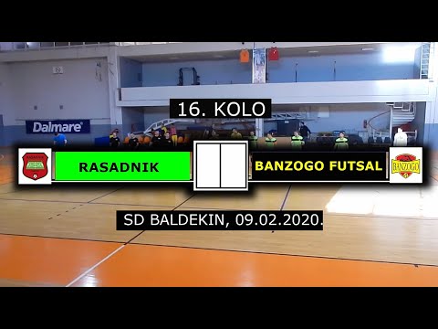 ŽMNL- 16. KOLO: RASADNIK - BANZOGO FUTSAL, 09.02.2020.