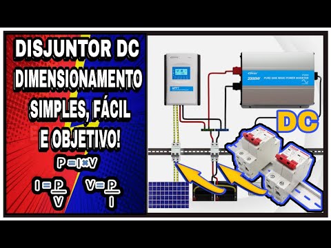 Como Dimensionar Disjuntores de Corrente Contínua DC em Sistemas de Energia Solar Off Grid Fácil!