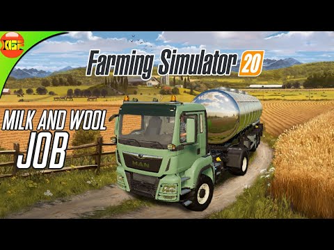 Best Work in Rain • Selling Milk and Wool on Great Demand | Farming Simulator 20 Timelapse gameplay