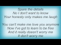 Basia - Forgive And Forget Lyrics