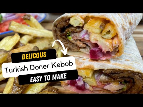 Unveiling the Secret of Turkish Doner Kebab Recipe "A Step-by-Step Guide to Doner Kebab!"