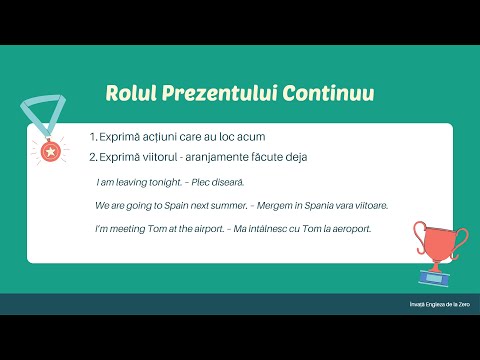 Prezentul Continuu în limba engleză | Present Continuous | Timpuri verbale (41)