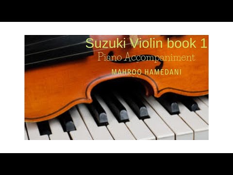 Suzuki violin book 1, piano accompaniment, lightly row