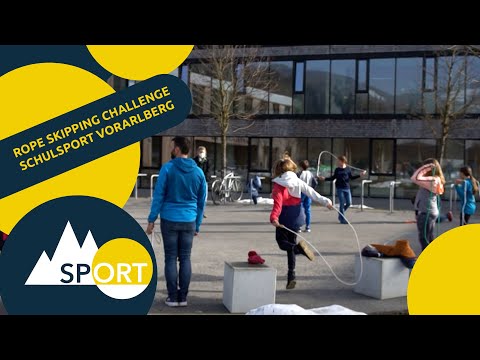 Rope Skipping Challenge im Vorarlberger Schulsport