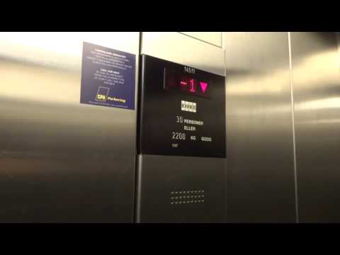 Very Nice 1997 KONE M Holeless Hydraulic Freight Elevator@Copenhagen Kastrup Airport, Denmark