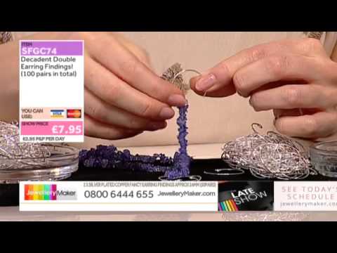 Winter wonderland and Tanzanite for jewellery making:JewelleryMaker LIVE 02/12/14