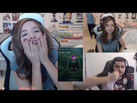Pokimane do the "lickjob" and Moe respond   | MOE | LoL Funny Moments