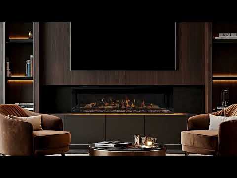 Holographic Electric Fireplace by Ortal