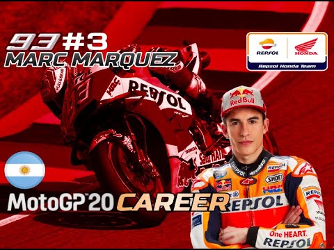 MotoGP 20 Marquez Career Mode Part 3: Argentina | Repsol Honda