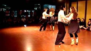 Amurado en el Lola Mora, Ariadna Naveira, Fernando Sánchez, Guillermo Cerneaz y Greta Hekier