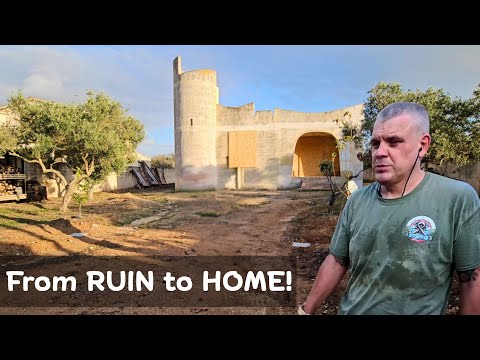 (61) Restoring an Abandoned Villa in Sicily | Real Off-Grid Renovation!