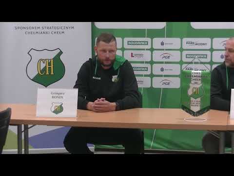 Konferencja po meczu CHEŁMIANKA Chełm - Sokół Sieniawa 3:1(0:0)