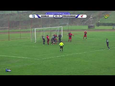 SPORT36 KOMLÓI BÁNYÁSZ - PÉCSVÁRADI SPARTACUS SE 1 - 1 (0 - 1)