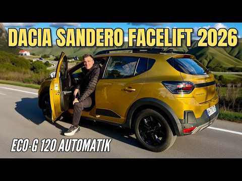 DACIA SANDERO Eco-G 120 Automatik im Test! Preis | Stepway | LPG | 2026
