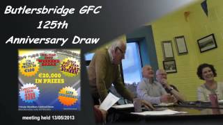 preview picture of video 'Butlersbridge GFC 125th Anniversary Club Meeting'