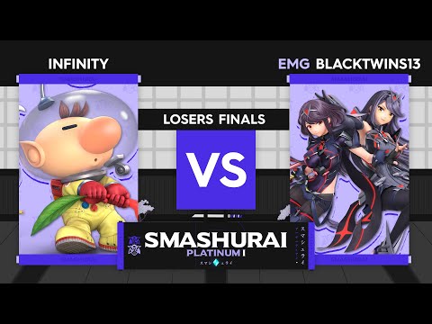 Smashurai Platinum #3 | Infinity (Olimar) Vs. Blacktwins13 (Pyra) Losers Finals