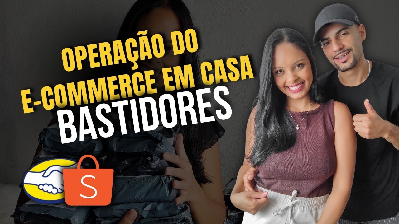 OPERAÇÃO DO E-COMMERCE EM CASA Um dia de trabalho comigo Mercado Livre e Shopee | Trabalho em casa