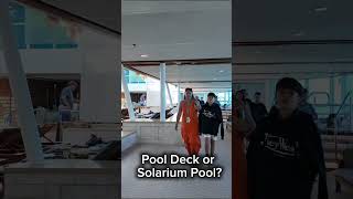 Lido Pool Deck vs Solarium Pool on the Celebrity Reflection