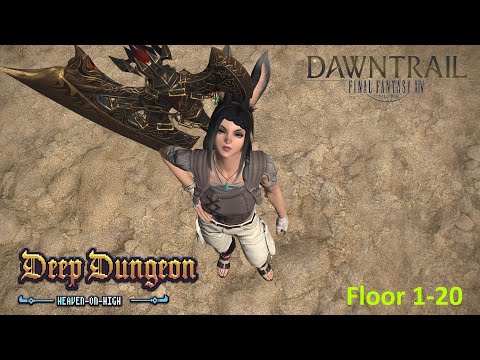 HoH Solo on WAR - Floors 1-20 - Final Fantasy 14