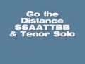 Go the Distance SSAATTBB & Tenor Solo 