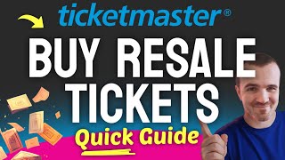 How to BUY Resale Tickets on Ticketmaster (Step by Step)