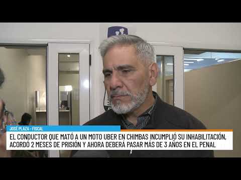 El conductor que mató a un moto Uber en Chimbas incumplió su pena y pasará más de 3 años en el Penal